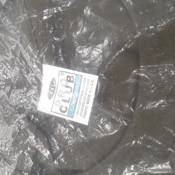 NEW 3 Heavy Cotton MENS T-SHIRTS sz 3XL-4XL LONG Sleeves Green khaki Olive Green - Picture 7 of 11